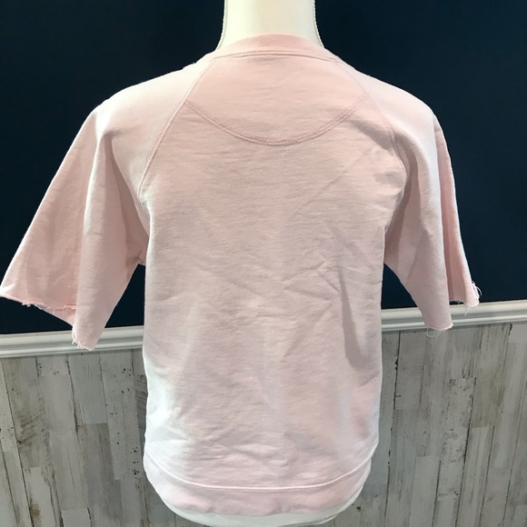 J Crew X Prinkshop Pink Upcycled Sweatshirt - Picture 5 of 6